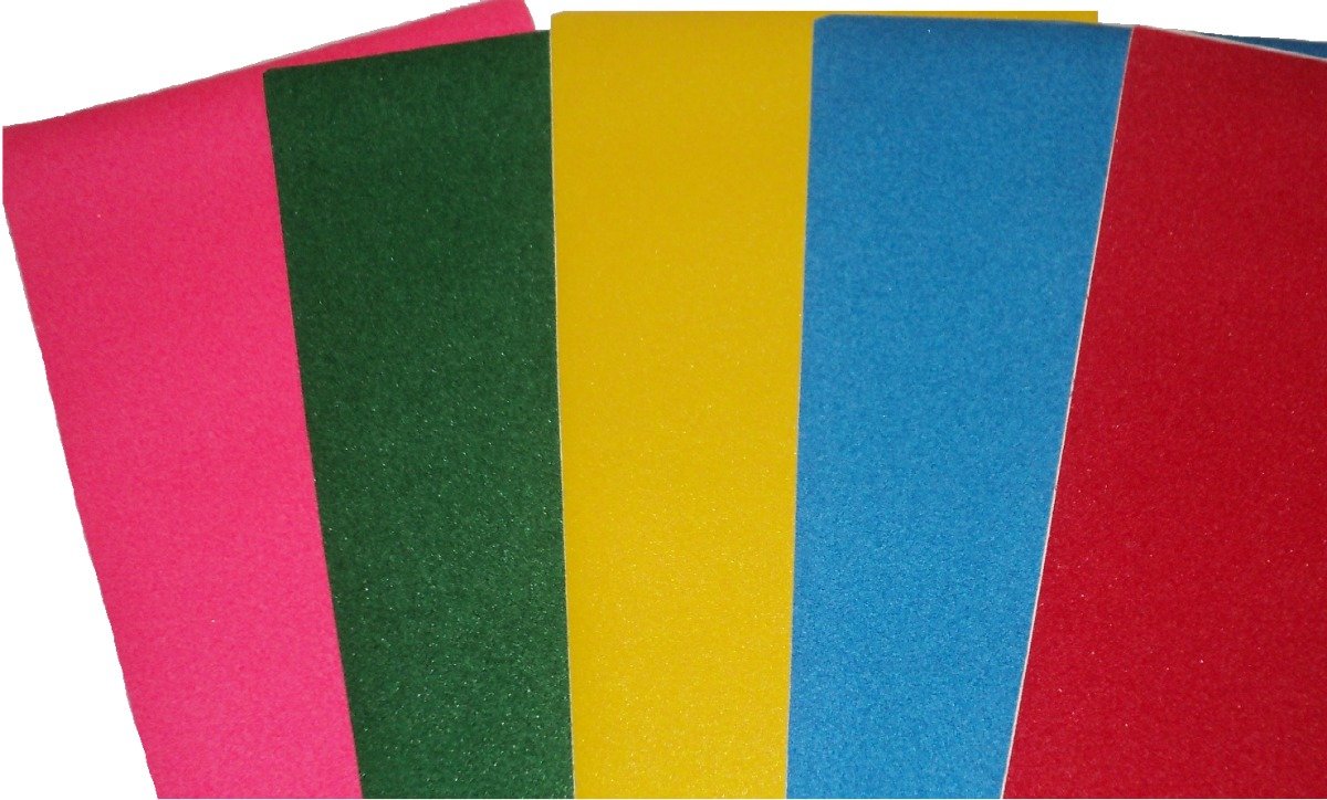 2HEX colored skateboard griptape sheets