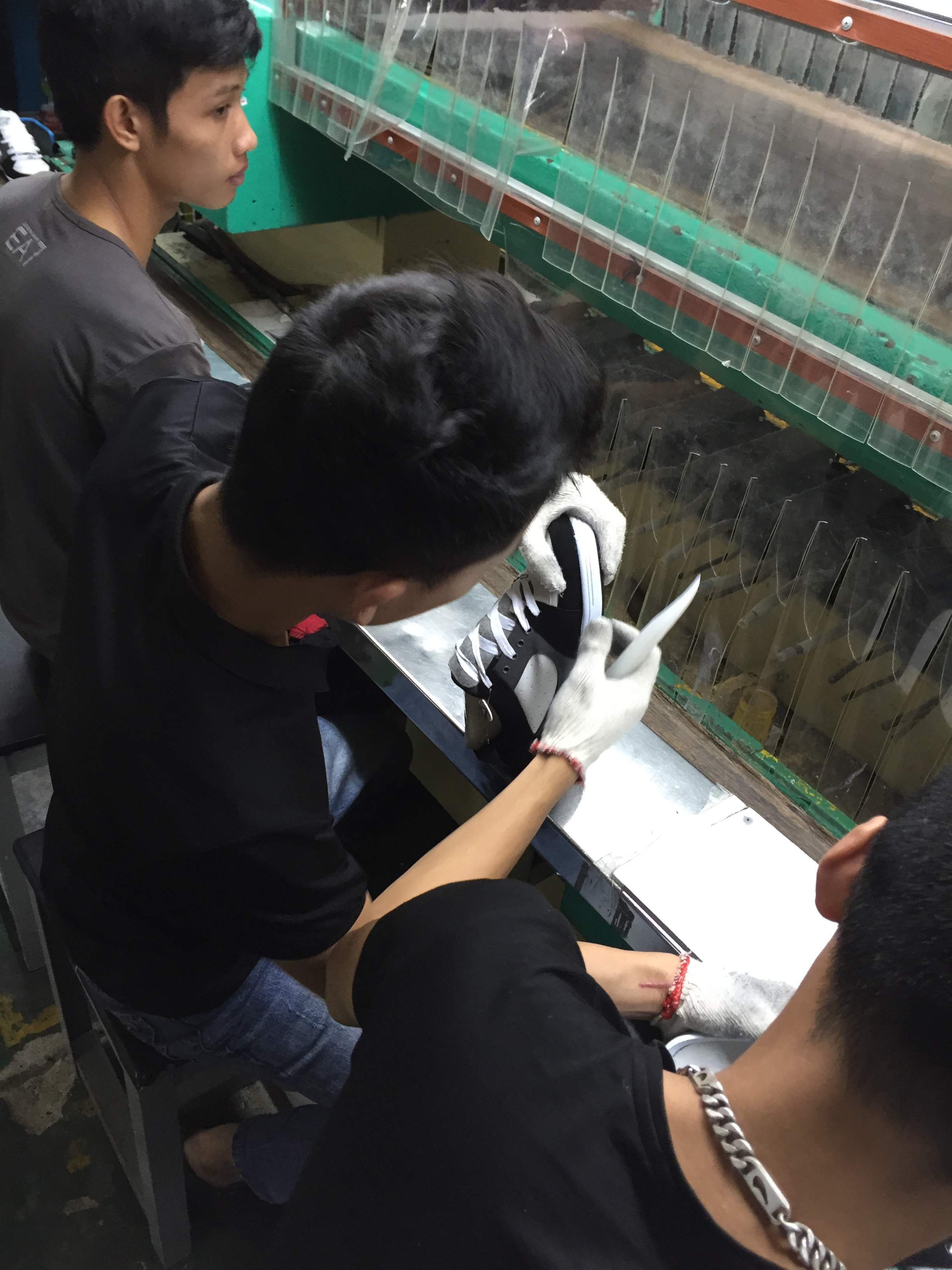 Sportshoes Factory Production