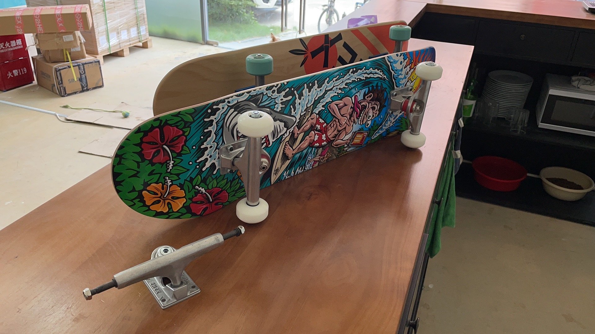 Skateboard Factory Production