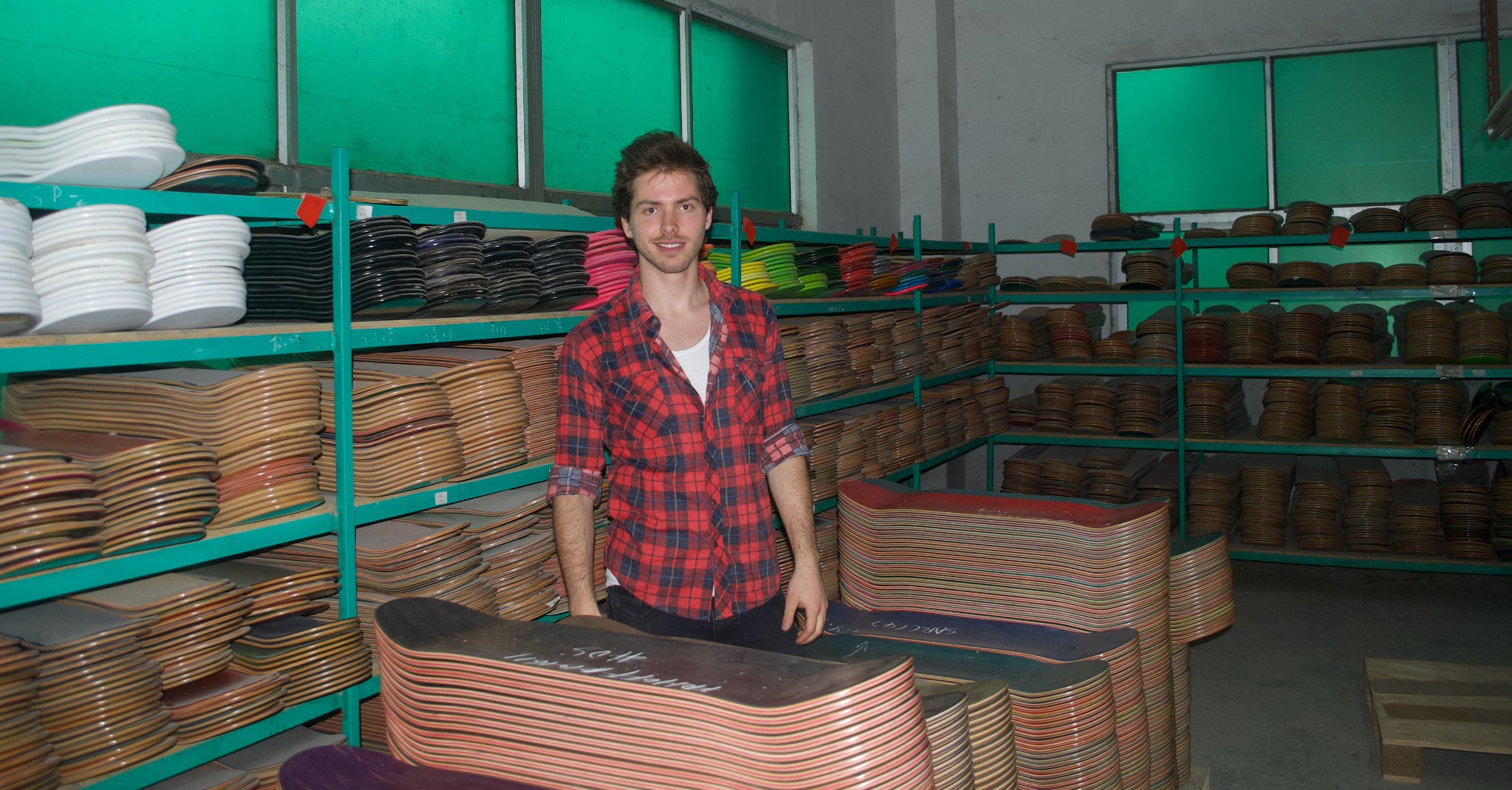 Skateboard Factory Production