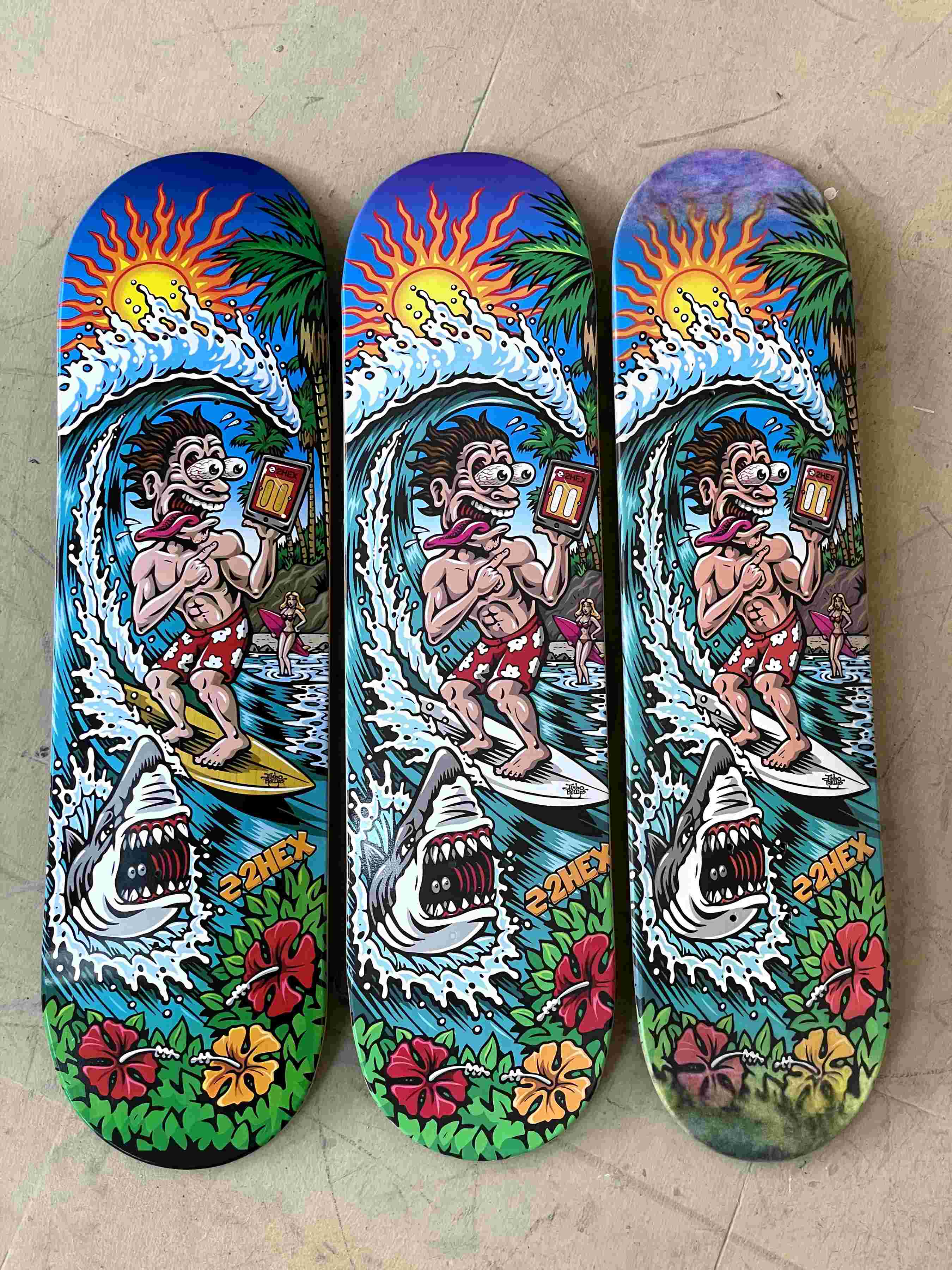 Skateboard Factory Production