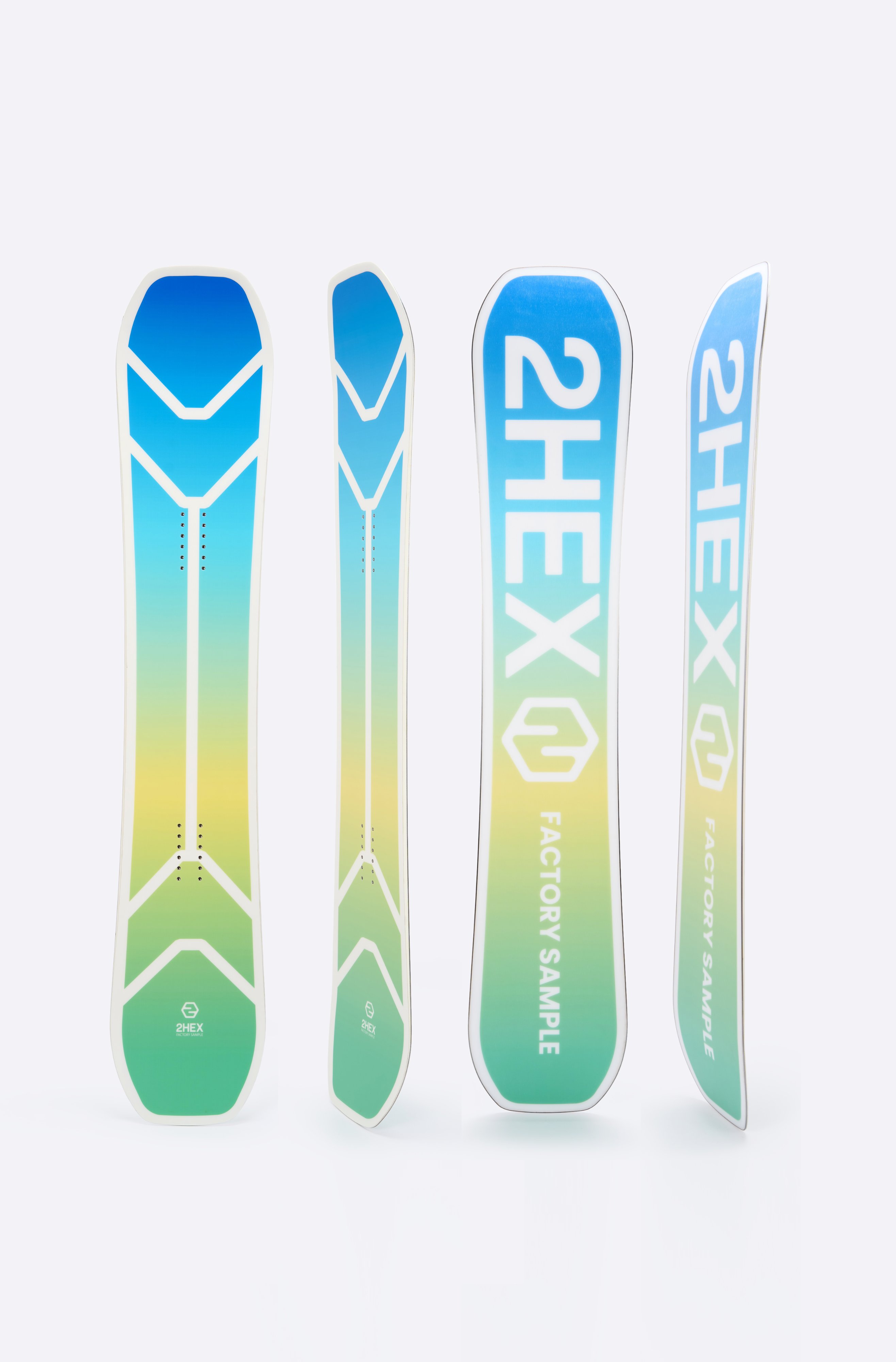 2HEX snowboard factory production sample