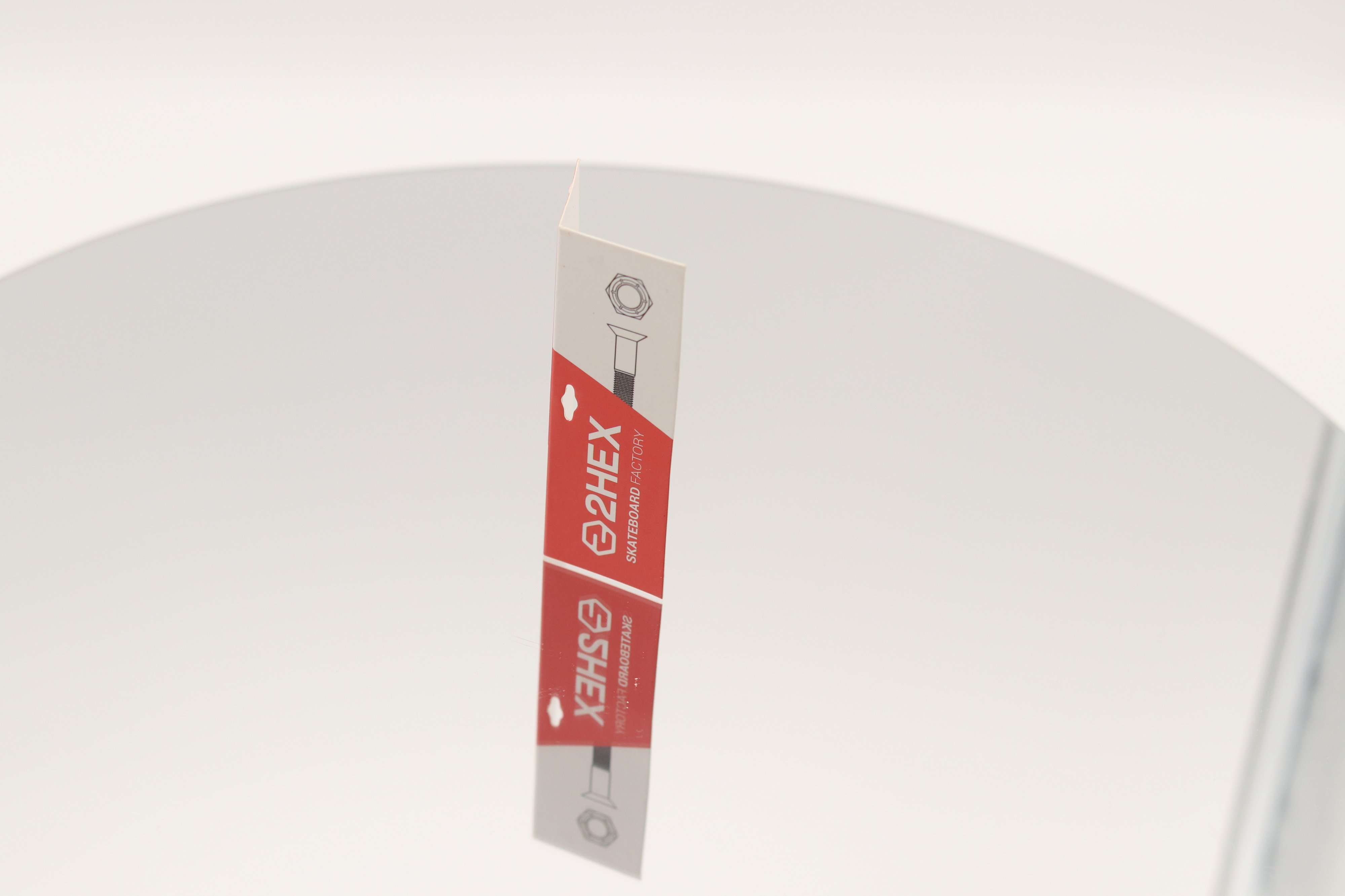 2hex cardboard wrap for hardware sample photos
