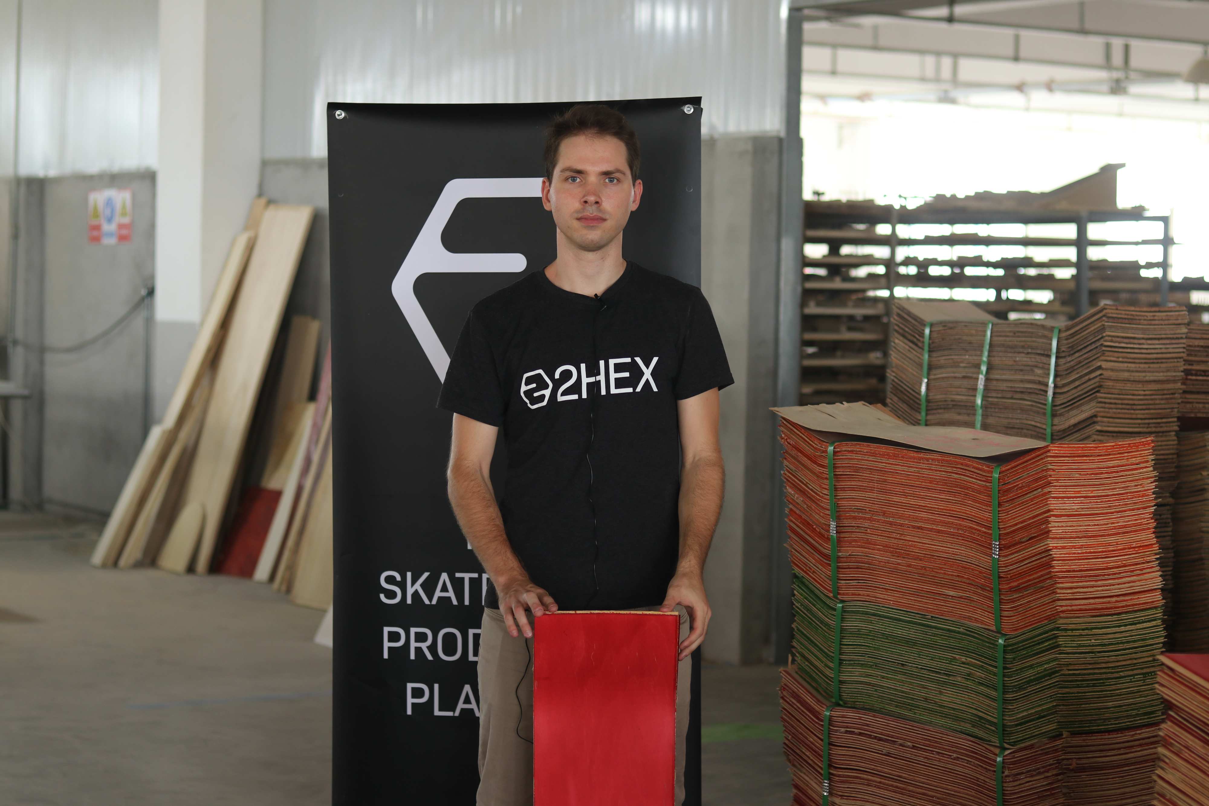 uncut skateboard decks ready to be cut on cnc machine