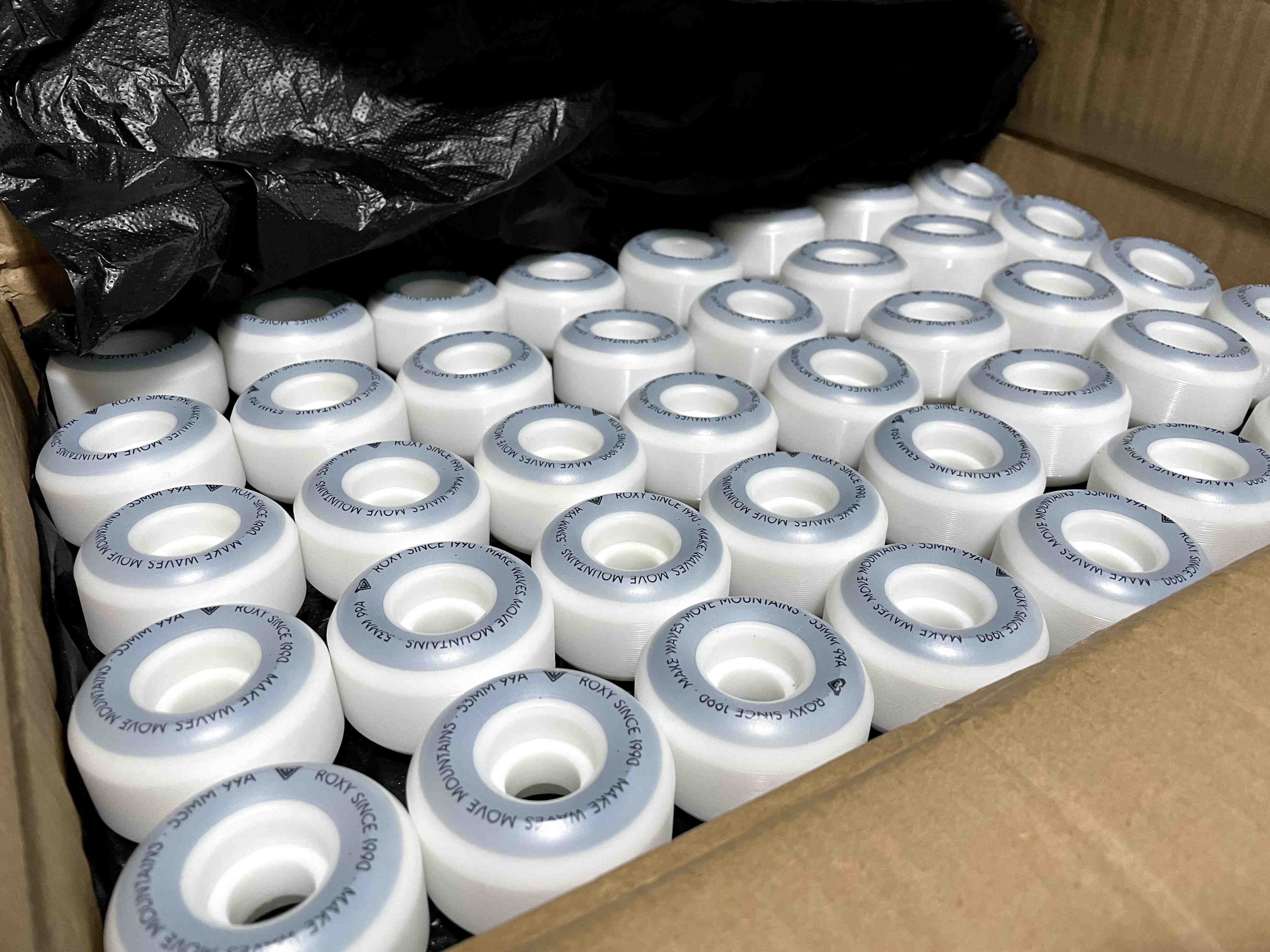 finished wheels ready to be shipped out to customer