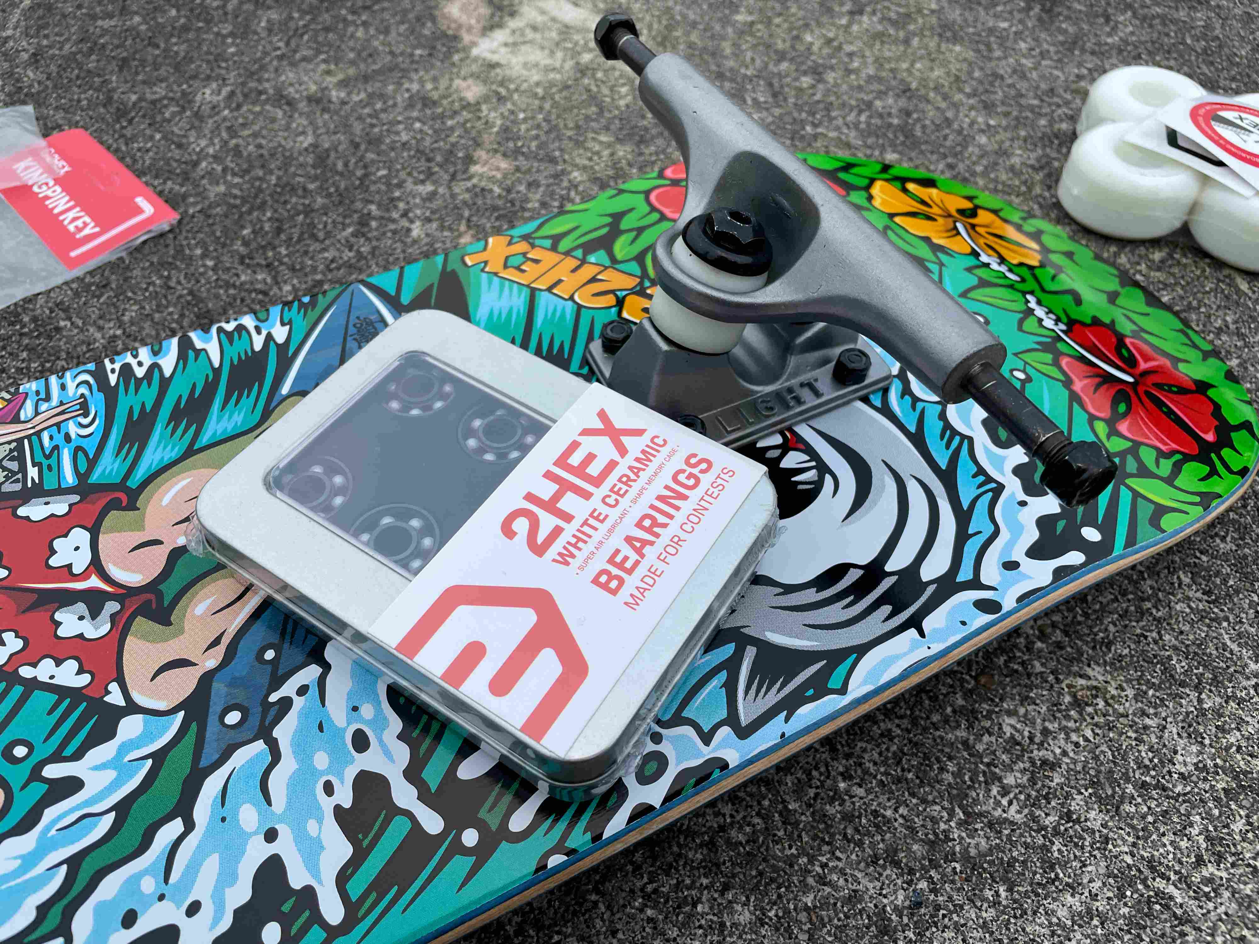 high quality custom skateboard production and prints at 2hex