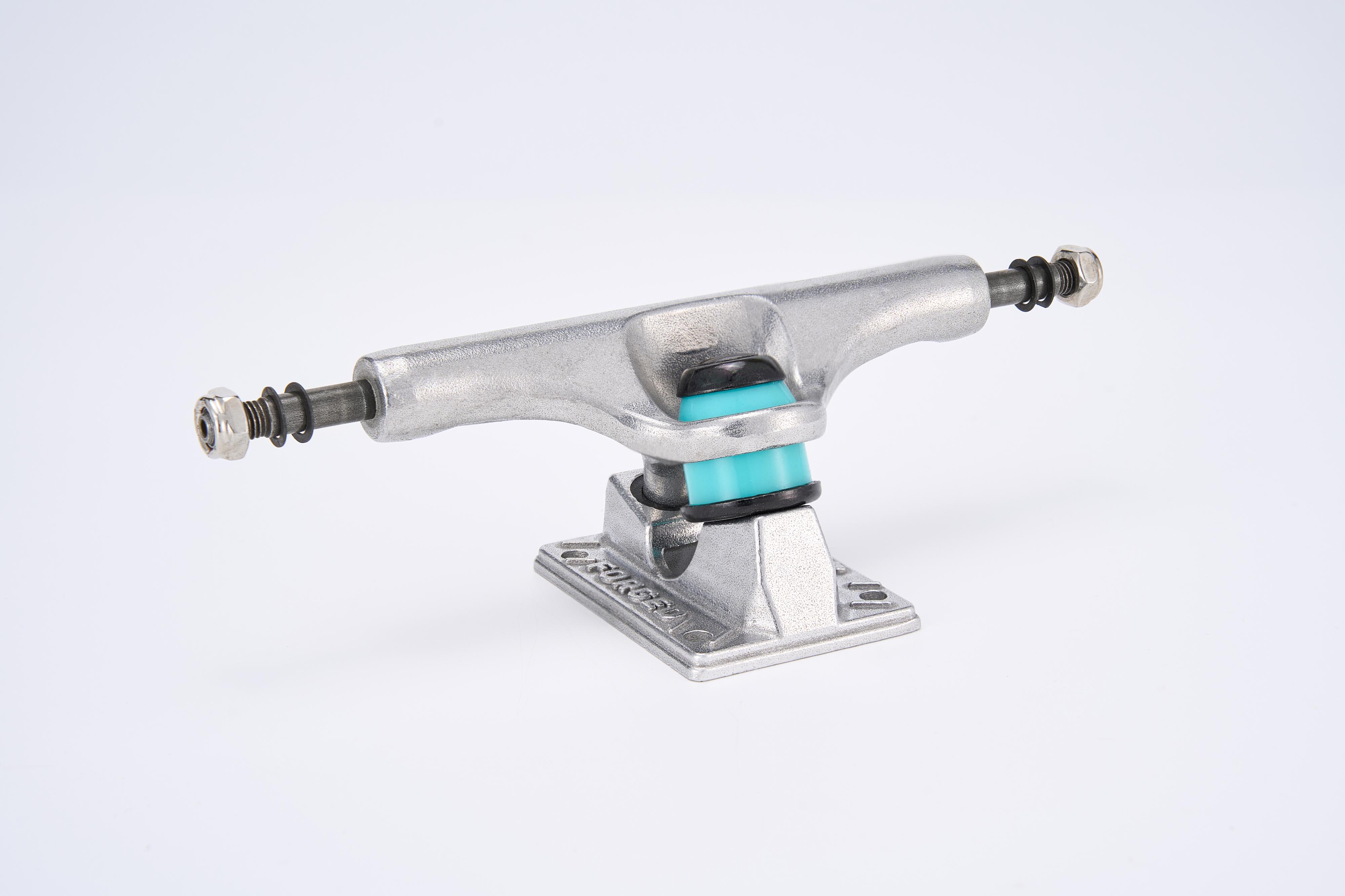 lunar light raw trucks with baby blue bushings
