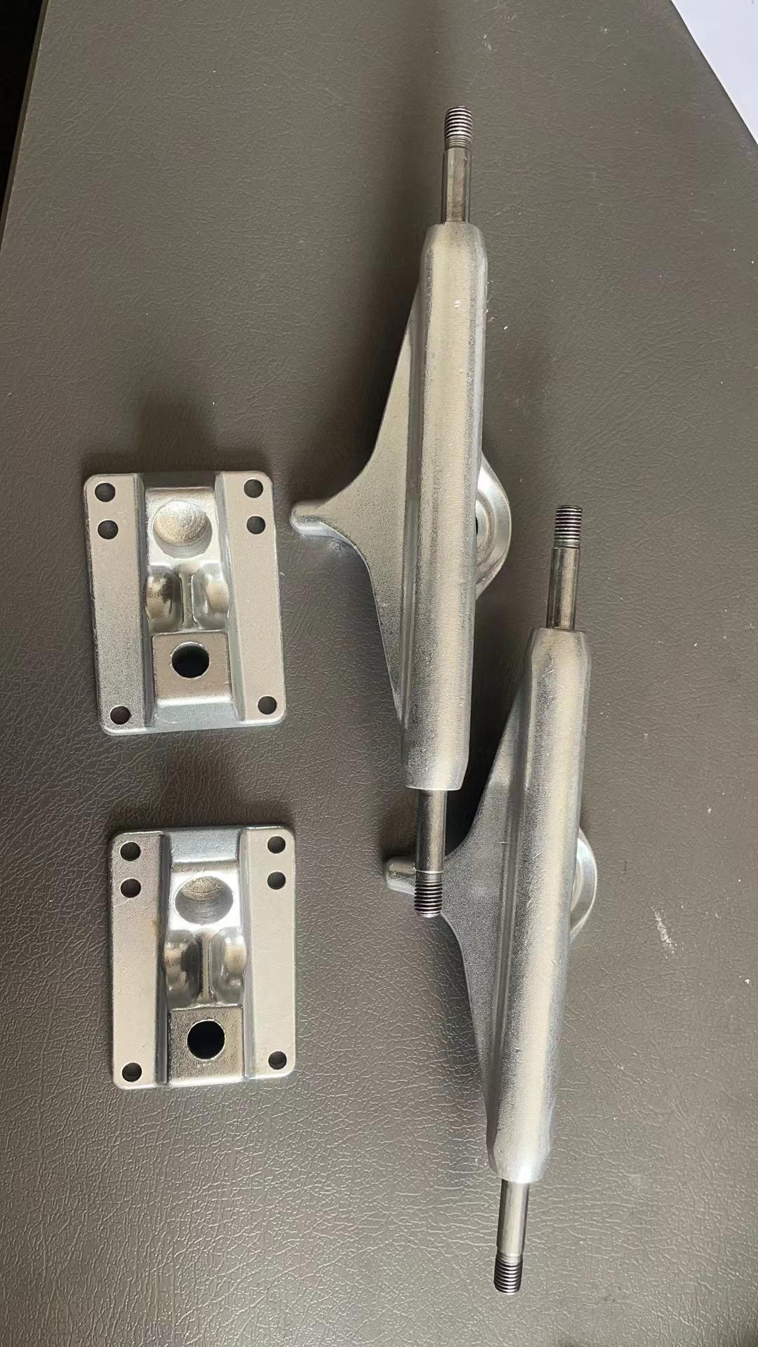 polished skateboard trucks