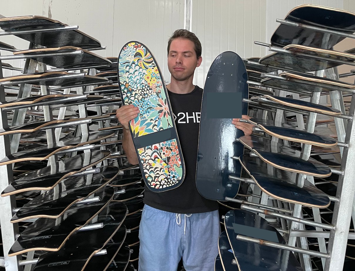 production manager checking quality after order is complete