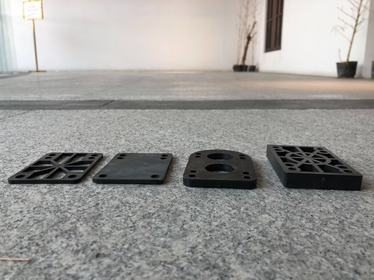 skateboard riserpad factory production height differences