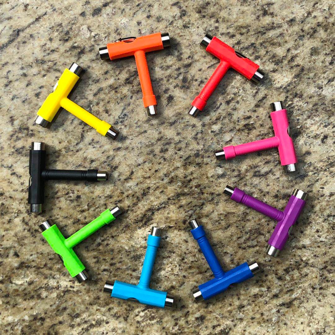 colorful wheel of skateboard t tools ready for your logo printed