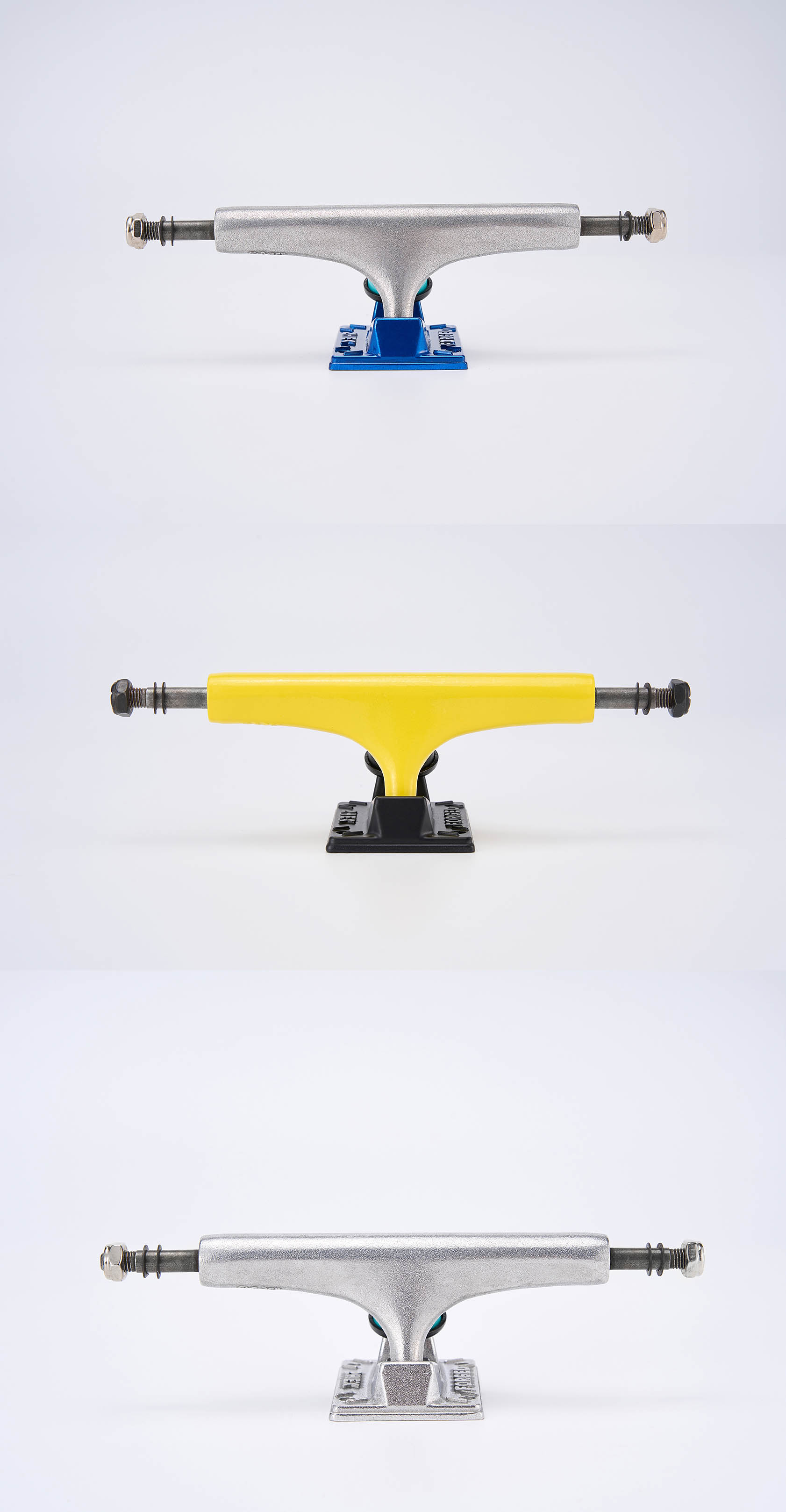 2HEX custom skateboard trucks OEM, manufacturer unlike PSStix and BBS who make decks only